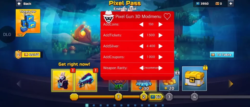 Pixel Gun 3D Mod Menu APK